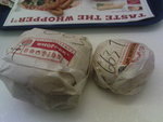 Triple Whopper vs Cheese Burger