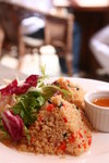 Which is Jicama,Mixed Peppers, Organic Quinoa, Carrot, Organic Black Bean n Onion with Chilli Lime Dressing