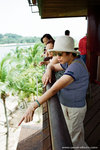they were looking at some strange looking fishes again
