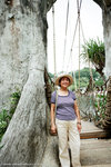 my mom at the most south point of the Asian continent
