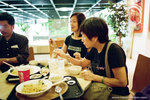 lunch at the airport right before we took off back to Hong Kong
