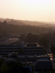 sunset and the park
