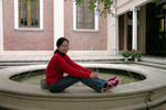 Little Cat at Fountain