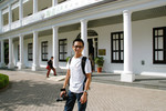 Joe in front of Teaware Museum