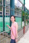 Little Cat in front of the Gate