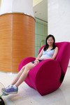 Little Cat on the Red Chair