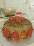Choco fruit cake for Sue's Bday 