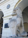 Leo at the town hall....no wonder Lviv =  Lion city~