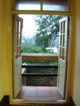 outside the window