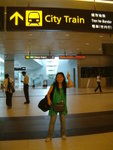DSCF0002<BR>Annie & train to city