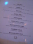 DSCF0040<BR>Menu of New Asia Bar in Swiss Hotel