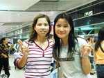 Thanks �q driving me to Airport by her cute  motorbike!!!