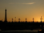 Silhouettes on Pont Alexandre III