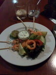 Prawn salad w/ Cherry's favourite baileys