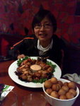 Ball's favourite chicken wings & Cherry's fav. potato ball