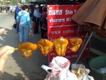 Day 3 08/12/2009<BR>
On the way to our destination, Dr. Sai bought these to us....it's from a chicken