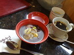 Seoul> Samcheong-dong<BR>Danpatjuk (red bean soup) & a traditional ginger herbal tea