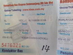 CP2: bus ticket to Hat Yai