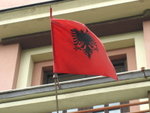 <font color=TAN>>>Korca</font><BR>Albania Flag