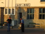 <font color=TAN>>>Bar</font><BR>Outside train station