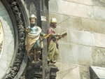 <font color=tan>>>Prague</font><BR>Delicate statue of clock tower