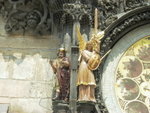 <font color=TAN>>>Prague</font><BR>Delicate statue of clock tower