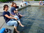 <font color=tan>>>Prague</font><BR>Fountain outside a metro station