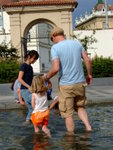 <font color=tan>>>Prague</font><BR>Fountain outside a metro station