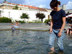<font color=tan>>>Prague</font><BR>Fountain outside a metro station