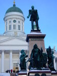 #17<BR>Sennationtroi with Alexander II statue + Helsinki Cathedral�x<BR>Senate Square 