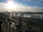 #02<br>View from our room: Railway bridge@ Daugava River