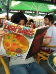 <font color=TAN>>>Novi Sad</font><BR>Newspaper reading :P