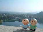 �P��/ ��@ Lake Bled�x<BR>Nurses @ Lake Bled with Alp as background