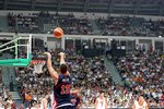 
Brad Miller Sinking One of Six Three-Pointers