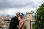 On our way to Piazzale Michelangiolo