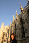 Only side of Duomo NOT covered
