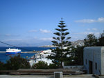 View from our hotel (Rania Apartments)