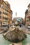 Fountain @ bottom of spanish steps