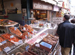 The wonderful open market downstairs - the best thing happened to us in France