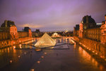 Louvre sunset