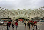 The futuristic Oriente Metro Station in Lisbon - the site of World 98 Expo