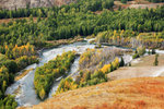 

The most beautiful border in China - Baihaba River looking across Kazakhstan
