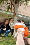 Happy with Brother and Guma