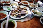 
a whale meat
