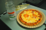 pizza in AVE (train in spain)