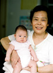 With granny