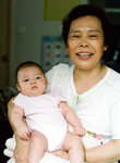 With granny