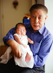 With grandpa