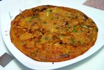 
김치(국물)부침개(korean Pizza)