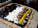 김밥만들기(Making Kimbab)-단무지